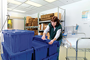 Reuse and recycling | The life science tools division develops reusable package systems. (Picture)